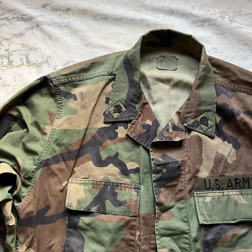 US Army issue 1990 Woodland Jacket camouflage vintage